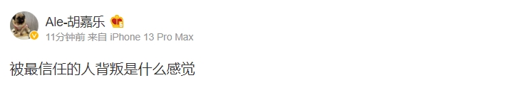 【QY球友会】有情况？LNG上单Ale更博：被最信任的人背叛是什么感觉