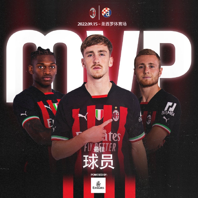 【QY球友会】欧冠连场进球⚽萨勒马科尔斯当选米兰战萨格勒布迪纳摩队内最佳
