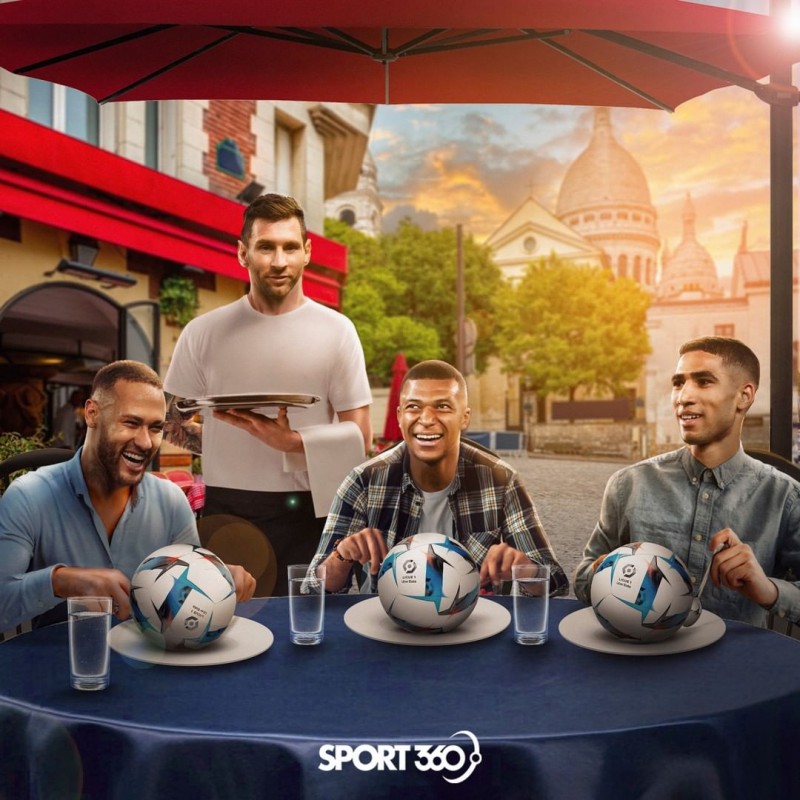 【QY球友会】吃得满意吗？sport360特制梅西喂饼主题图：当GOAT为你服务