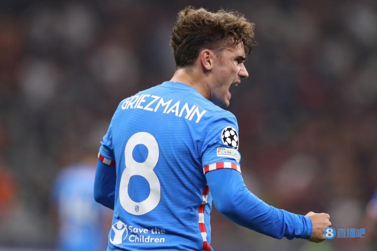 【QY球友会】格列兹曼打进个人欧冠第30球,独占法国球员欧冠射手榜第四位