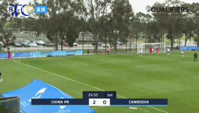 【QY球友会】?9-0大胜柬埔寨，U17戴帽前锋10号王钰栋年仅15岁又10个月