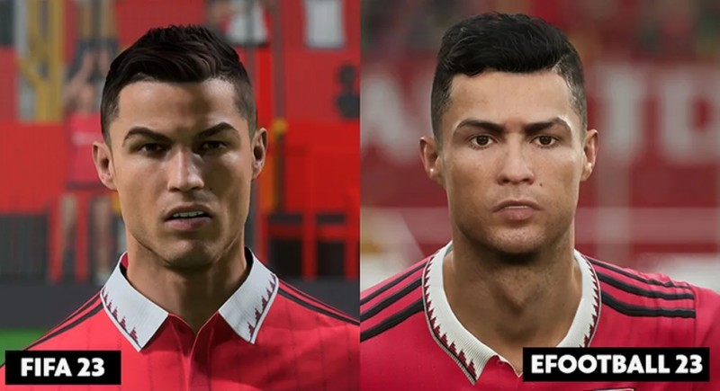 【QY球友会】哪家更像？FIFA23和实况2023部分球员脸型对比