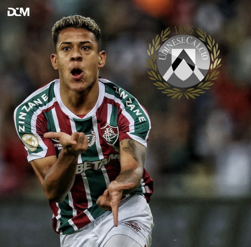 【QY球友会】罗马诺:乌迪内斯接近签下弗鲁米嫩塞19岁边锋马丁斯