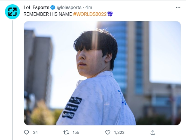 【QY球友会】LoLesports：Zeka！记住他的名字！
