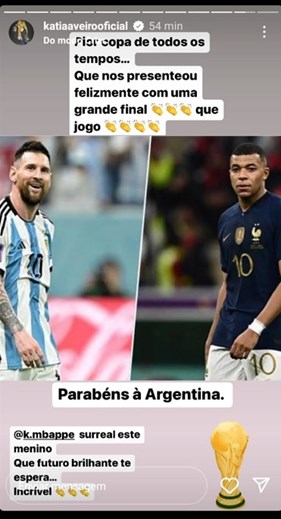 C罗二姐：最糟世界杯但决赛精彩，恭喜阿根廷，姆巴佩不可思议