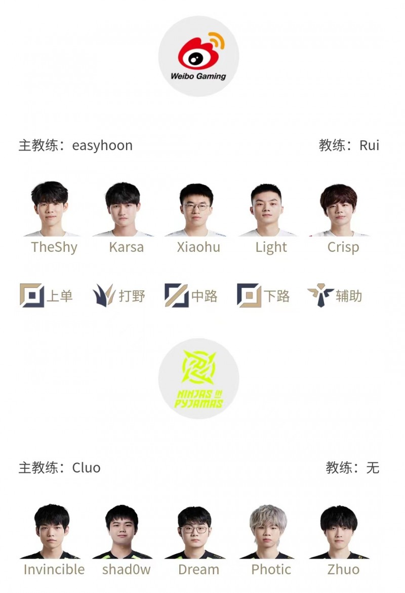 【QY球友会】LPL明日首发：Xiaohu交手Dream，JKL迎战ELK