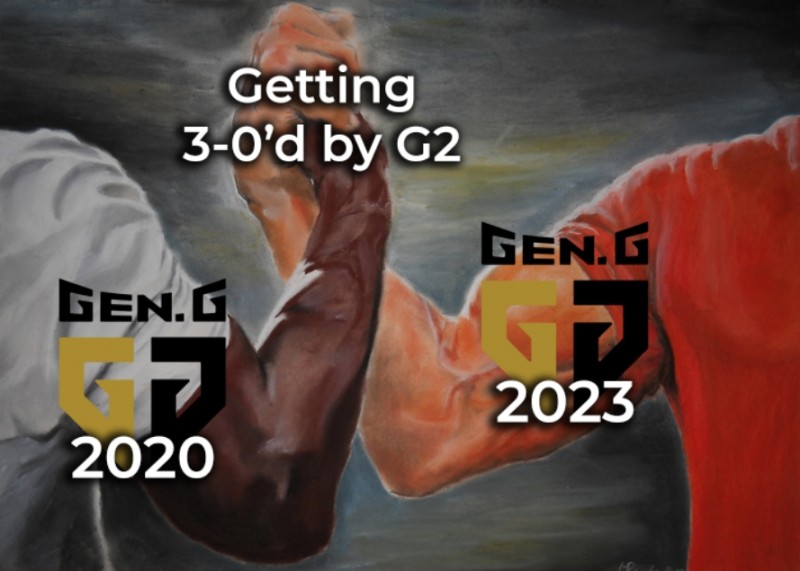 G2官推整活：我们会像2020年一样3-0横扫GEN！