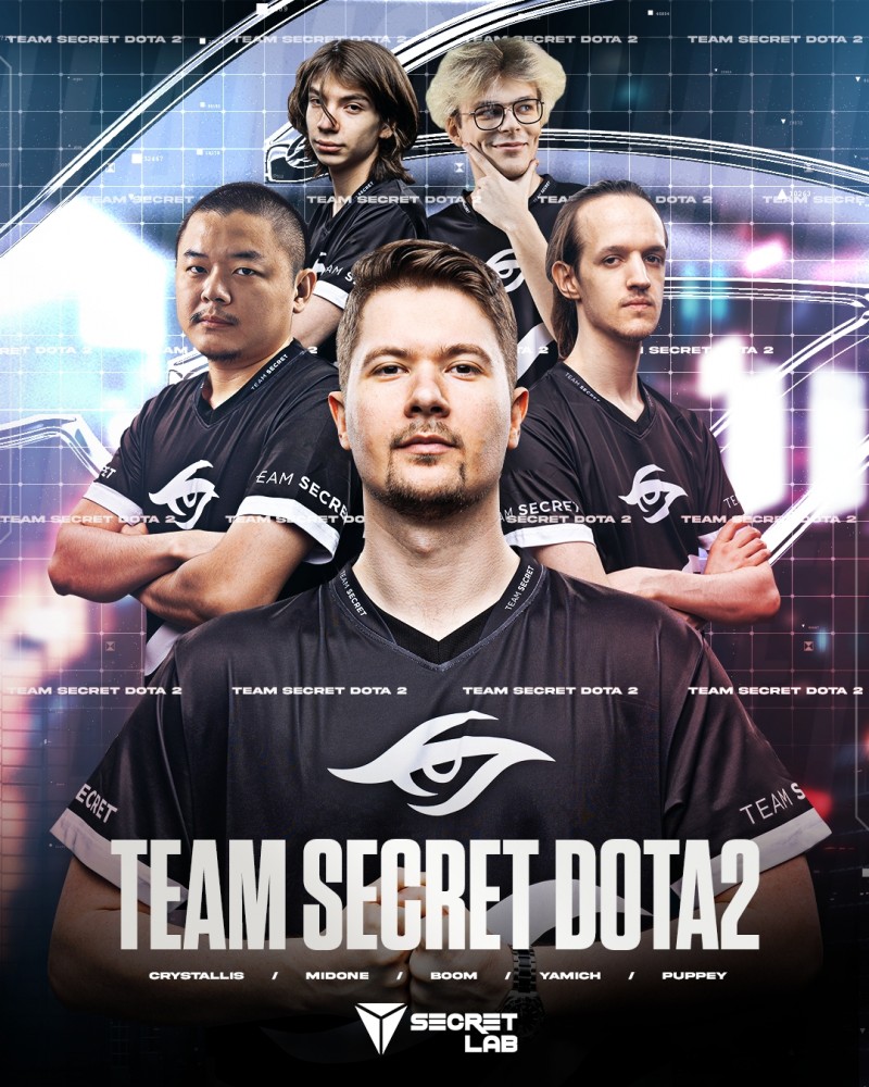 Secret官宣大名单：Crystallis、MidOne、BOOM、Yamich、Puppey