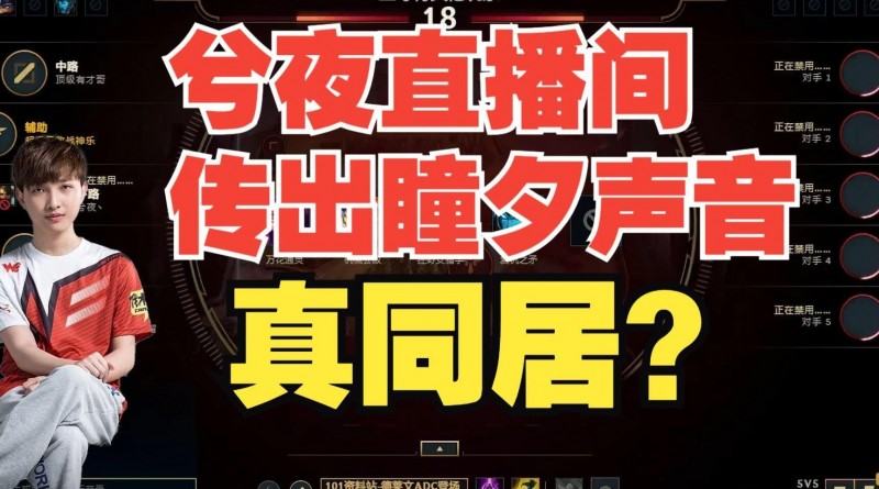 【QY球友会】兮夜瞳夕真同居?兮夜直播间传瞳夕声音 Ale:这有什么不好承认的