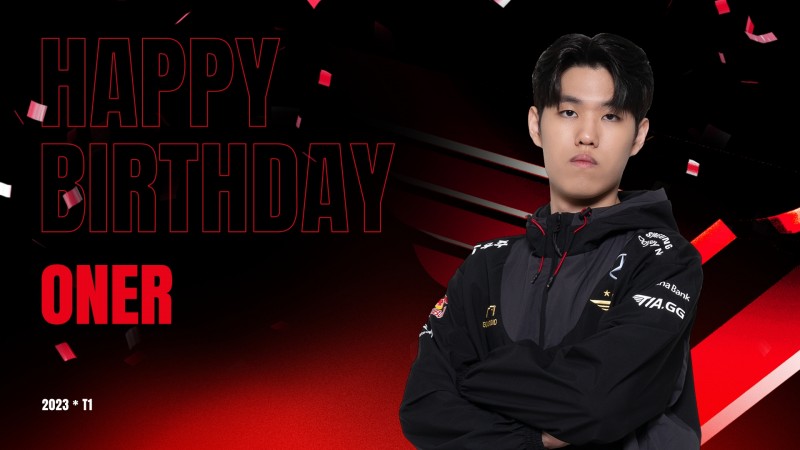 【QY球友会】T1官方：祝冠军打野Oner生日快乐！