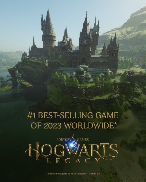 《霍格沃茨之遗》为去年全球销量第一的游戏 总销量破2400万