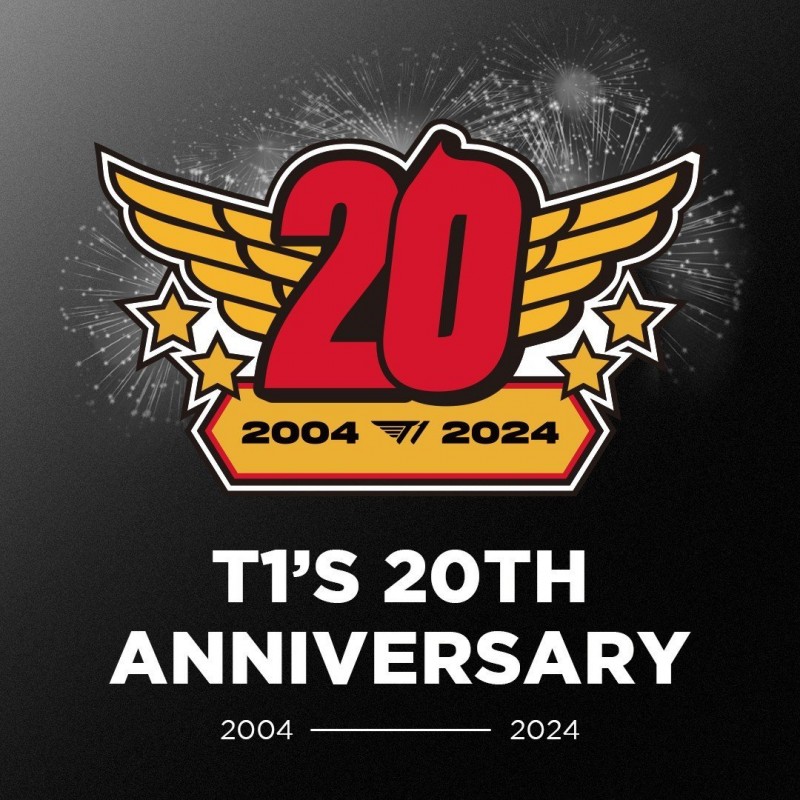 T1创立二十周年纪念日 官博更新：今后也会成为一直与大家一起成长