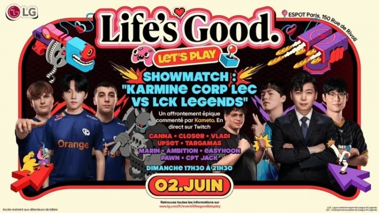 【QY球友会】法国KC战队官宣将和Marin、Pawn、Ambition等人进行表演赛