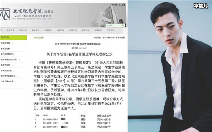 【QY球友会】卜凡被北京服装学院退学! 他被退学的原因是什么