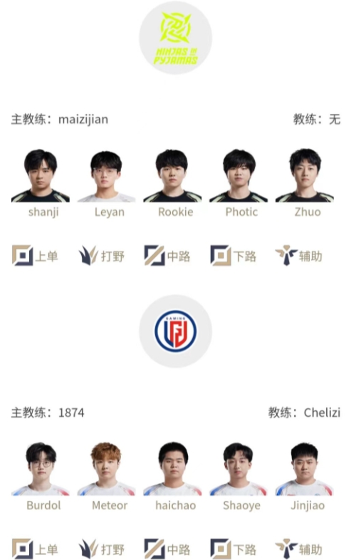 【QY球友会】爆了！LPL明日首发名单：Leyan强势回归 加入NIP首发迎战LGD