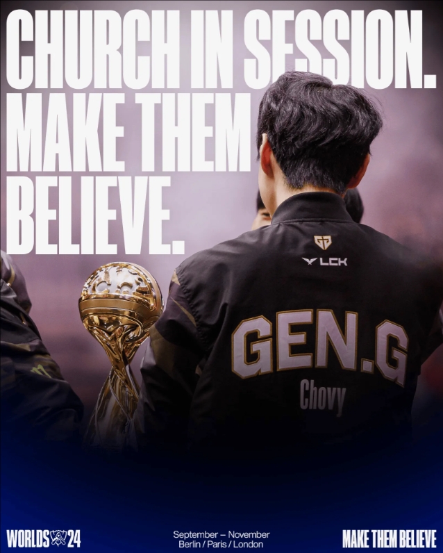 【QY球友会】LOL官方介绍GEN：圣堂已开眼见为实；Chovy能否回应粉丝期待