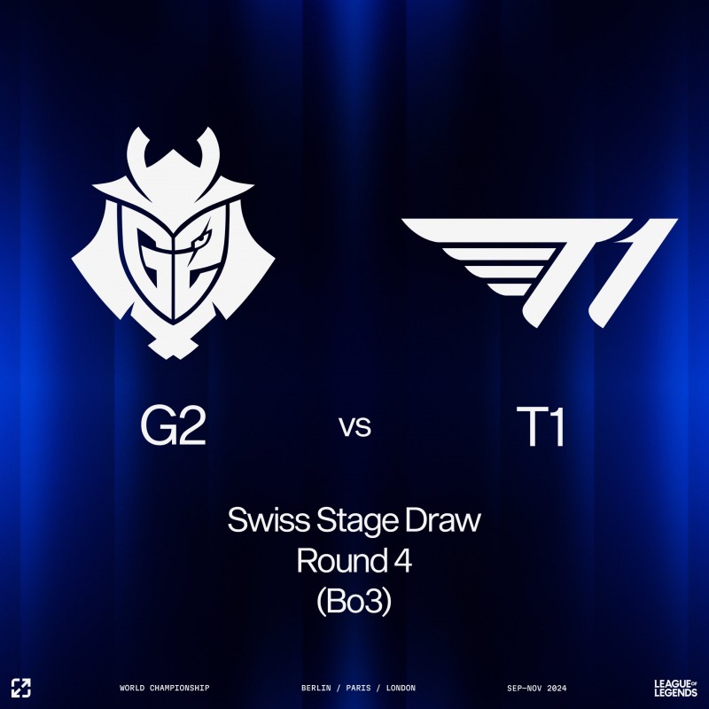 【QY球友会】LoLesports分享G2与T1历年世界大赛交手照片：这对宿敌的新篇章~