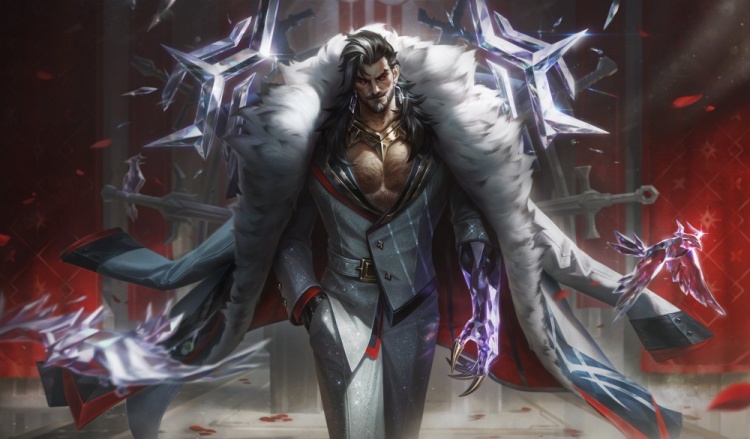【QY球友会】LOL新系列皮肤原画：斯维因至臻身披大衣十分霸气~