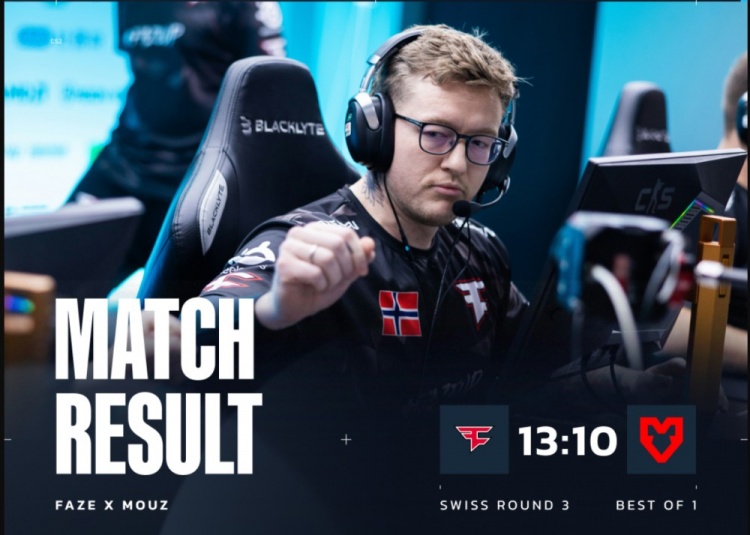 ?ropz在A区二楼给足压力 torzsi逆境1V3无能为力 Faze击败Mouz
