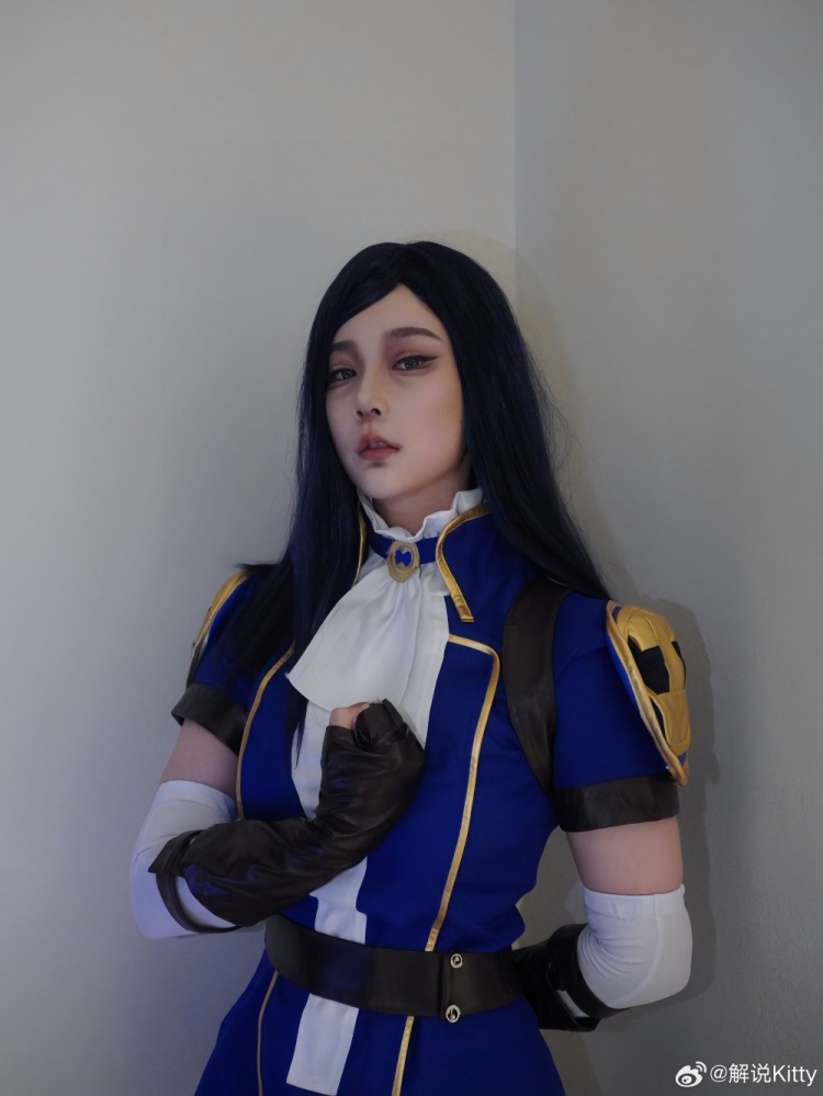 前解说Kitty晒COS照：努力了...双城之战凯特琳?⛓️?