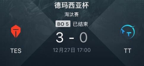 【QY球友会】所以我才是小王？BLG二比三不敌TT，此前TES在德杯中曾三比零TT