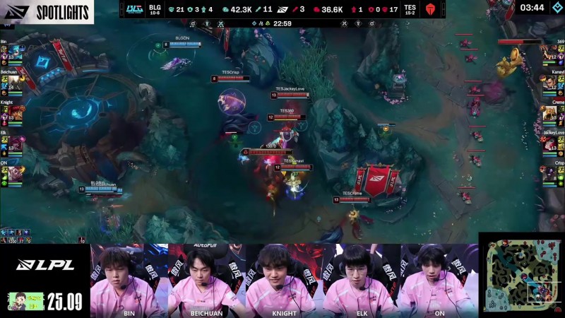 【QY球友会】2-0轻松取胜 BLG零封TES语音更新 北川:总算把战绩打正了!