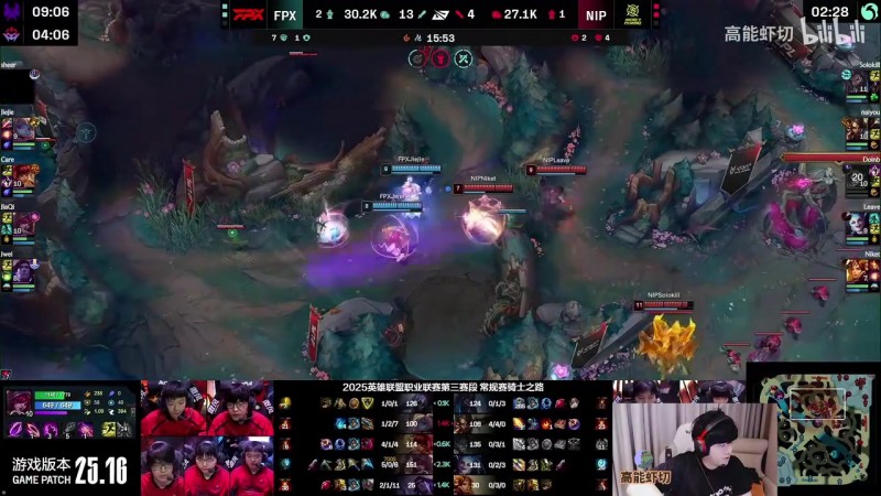 【QY球友会】暴力!LWX二路解说狂喷FPX AD:大坑货一个 最处的就是他了