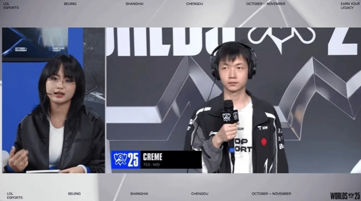 【QY球友会】Creme:今天队伍状态还算不错,研究了G2的BP以及他们蹲草的习惯