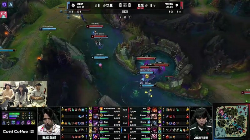 【QY球友会】姿态看TES 3-1 G2晋级四强:BO5两边91开 第二把不搞早3比0下班!