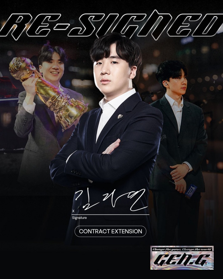 GEN发布人员变动公告：续约教练Lyn至2026年