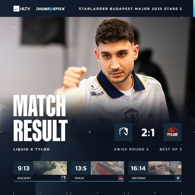 🎮荣！Jee致命空枪 TYLOO遭TL淘汰 瑞士轮1-3告别布达佩斯Major