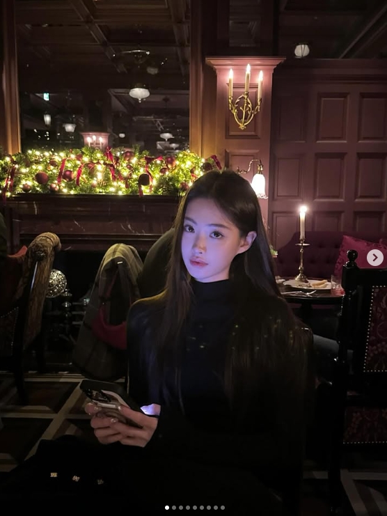 【QY球友会】Ming绯闻女友1saye晒照：满满的圣诞气息！