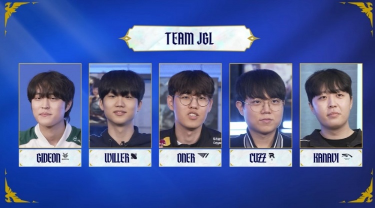 【QY球友会】LCK季前赛打野队:上Gideon中单Kanavi野Cuzz 下路Oner/Willer