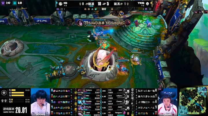 【QY球友会】TES超话怒斥不敌iG:卧槽你给哥哥头看得更大了你知道吗