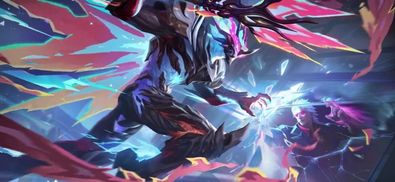 【QY球友会】王者荣耀发布吕布千魇归渊皮肤预览：吕布静立于昏昧中，蓄势待发