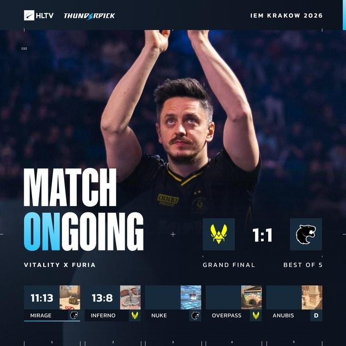 【QY球友会】🎮薯薯生气了！Zywoo小镇27杀一人成军 小蜜蜂赢图二扳平大比分