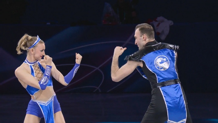 【QY球友会】格鲁吉亚选手庆祝首枚冬奥奖牌：上演现实版《真人快打》游戏情节