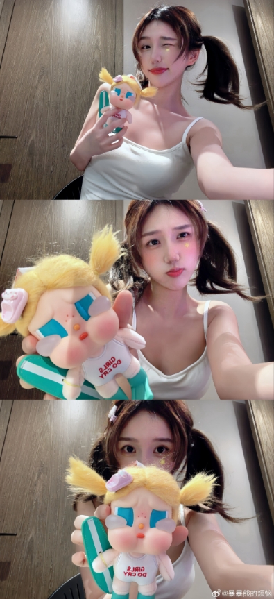 【QY球友会】CSGO女解说暴暴熊晒照：吊带还是太权威了！