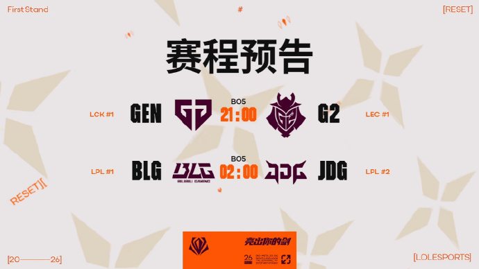 【QY球友会】最没有悬念的一集？外网先锋赛赔率：若G2战胜GEN则1赔10 JDG取胜1赔6