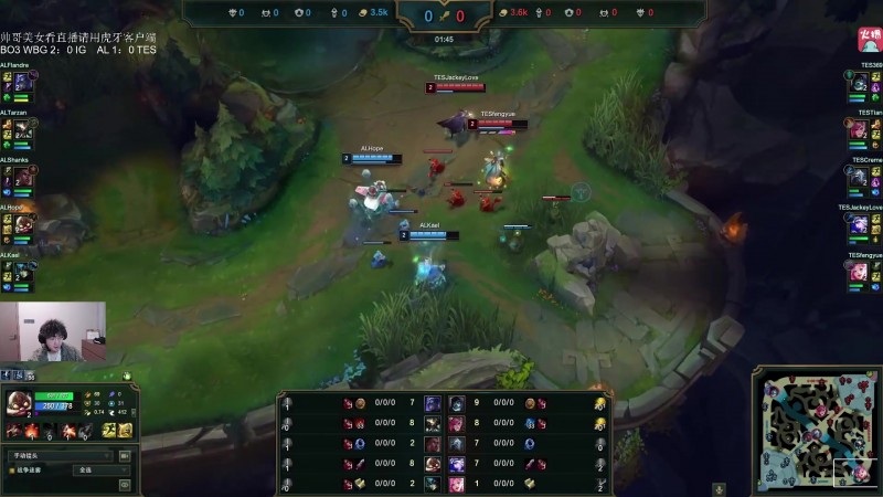 【QY球友会】957看圣枪哥慎杀穿369 JKL回归TES两把砍0-10：哥哥倒在泉水了！