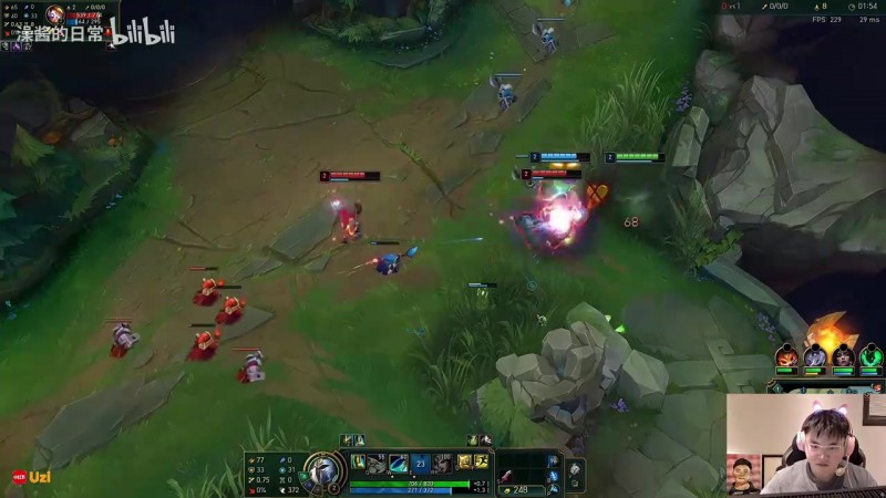 【QY球友会】下路血腥车轮战！Uzi连杀5个丝血笑到最后：你们装什么？