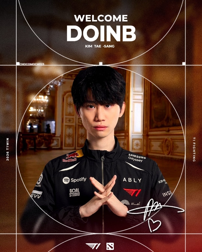【QY球友会】😂官方：Doinb正式加入T1 DOTA2分部！