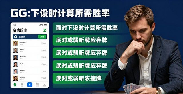 【QY球友会】大发扑克实战攻略:位置优势与底池控制,新手稳定盈利指南