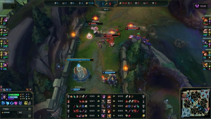 【QY球友会】亮剑!AL在第二局比赛给圣枪哥选出VN上单对线Zika的纳尔