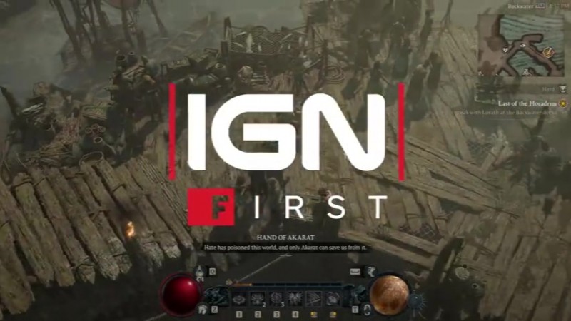 【QY球友会】《暗黑破坏神4》DLC“憎恨之王”前12分钟实机演示：以Boss战收尾