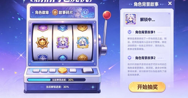 【QY球友会】PG尝试“剧情向”老虎机，玩家通过中奖解锁角色背景故事。