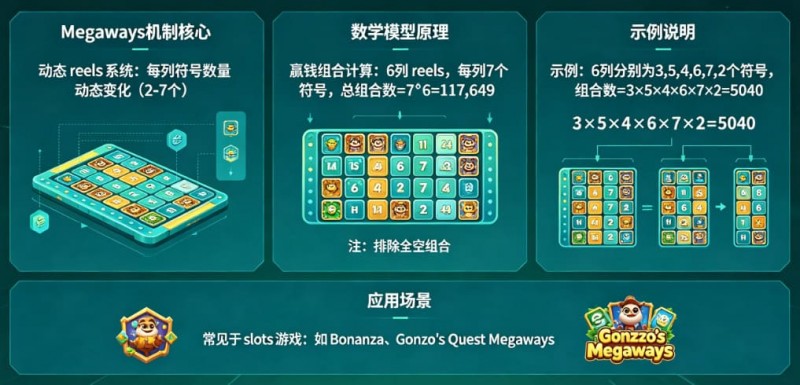 【QY球友会】Megaways机制解析:117,649种赢钱方式背后的数学模型。