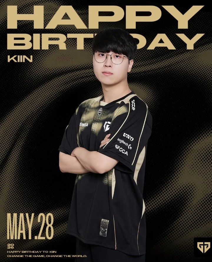 【QY球友会】GEN为Kiin送上生日祝福：🎉 Happy Kiin Day 🎉 ​​​
