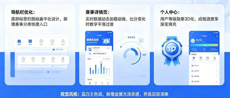 【QY球友会】盘点开云体育那些令人惊艳的UI更新细节