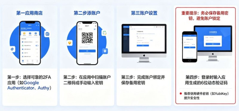 【QY球友会】如何设置高强度的账户二次验证(2FA)